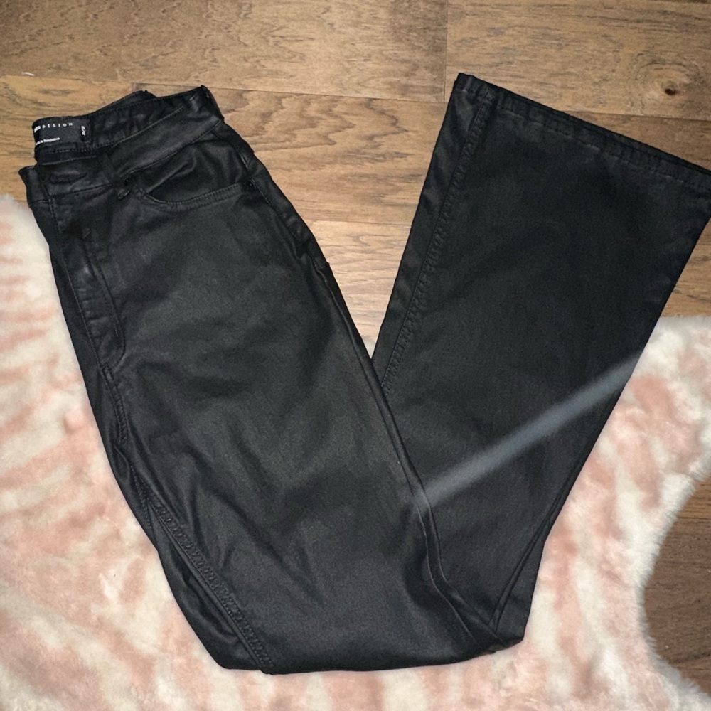 ASOS Black Coated Jeans